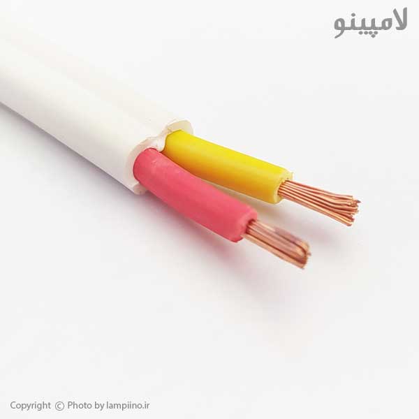 سیم سفید 25×2 نایلون نورا الکتریک