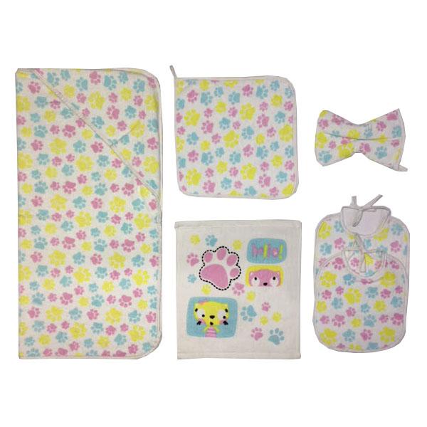 سرویس حوله نوزادی6 تکه پودایران طرح پنگول