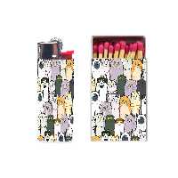 فندک مدل گربه کد 359 به همراه کبریت