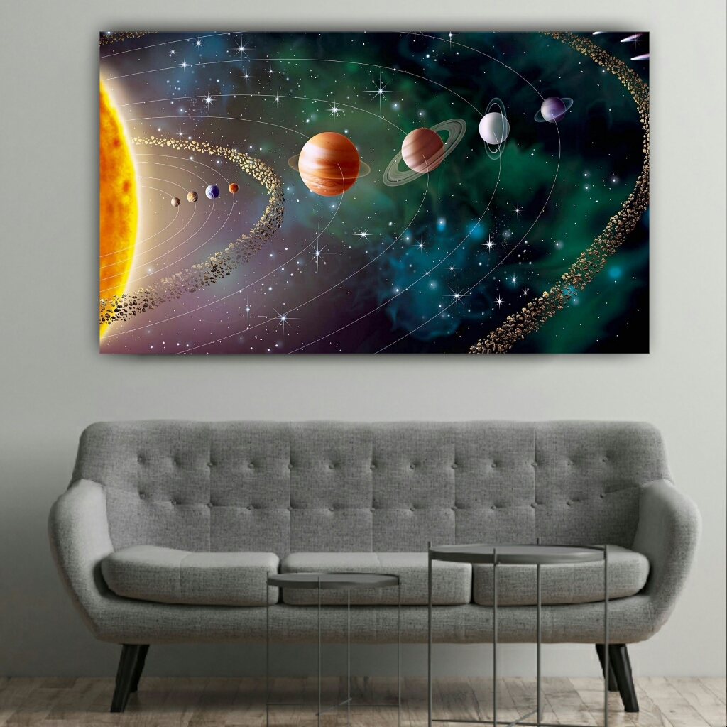 تابلو شاسی طرح مدرن کهکشان کدBL107