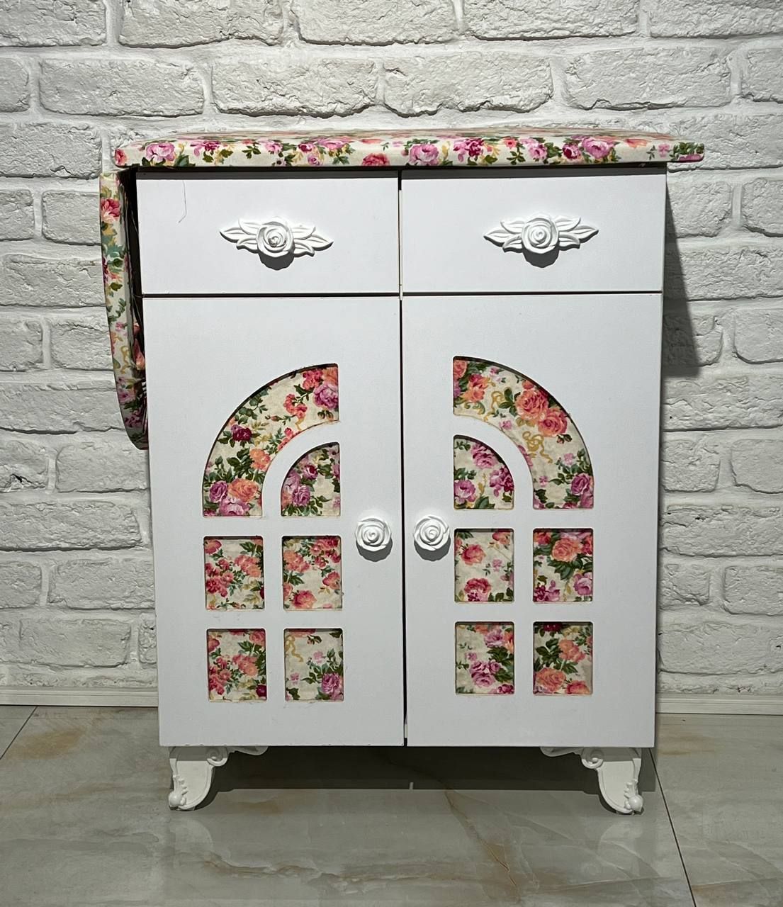 میز اتو و چرخ خیاطی 2 کشو کد 285 | الین دکور