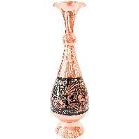 گلدان مسی مدل الماس تراش کد 30p9half