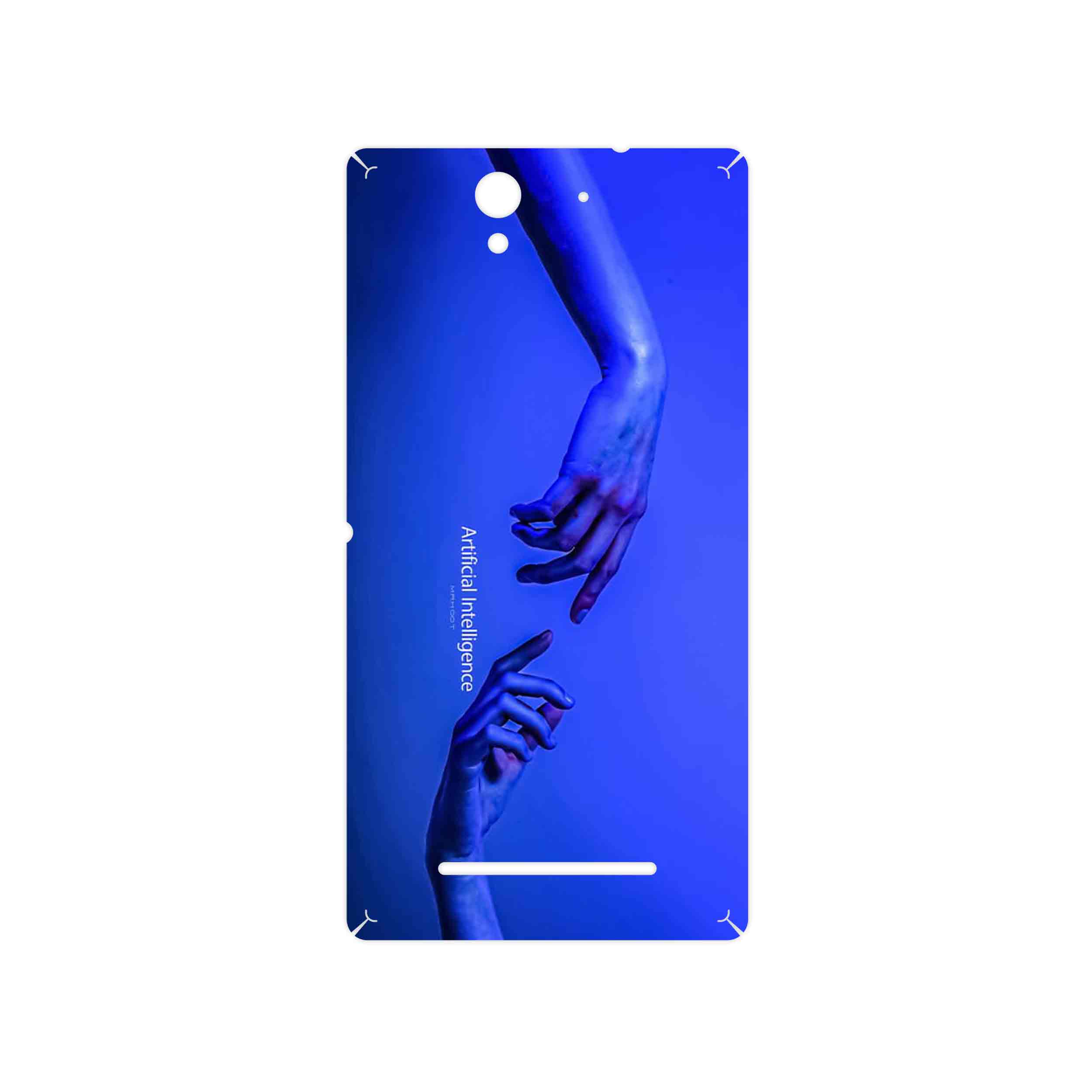 برچسب پوششی ماهوت مدل Artificial intelligence 1 مناسب برای گوشی موبایل سونی Xperia C3 Dual