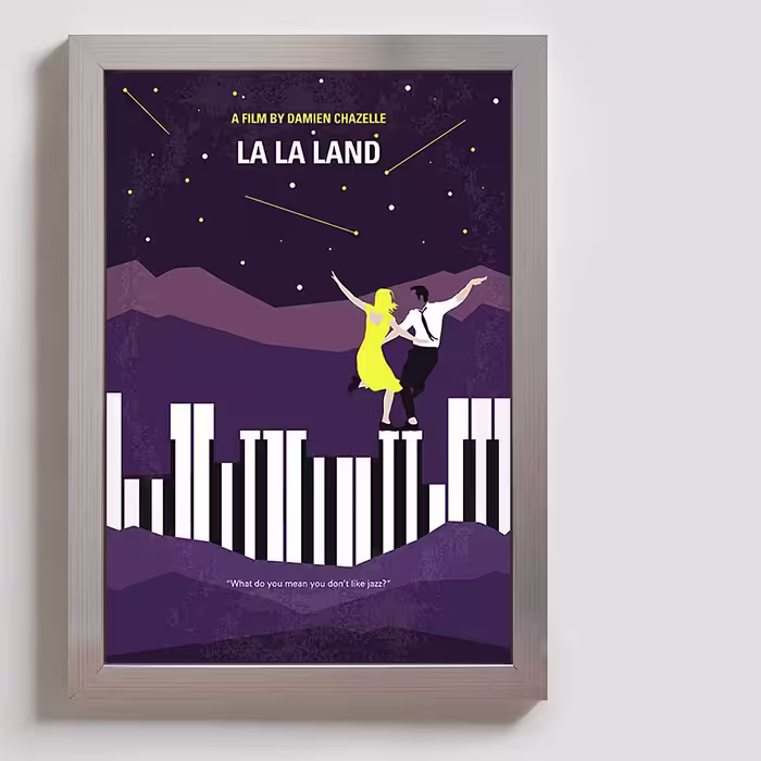 تابلو مدل لا لا لند la la land S024