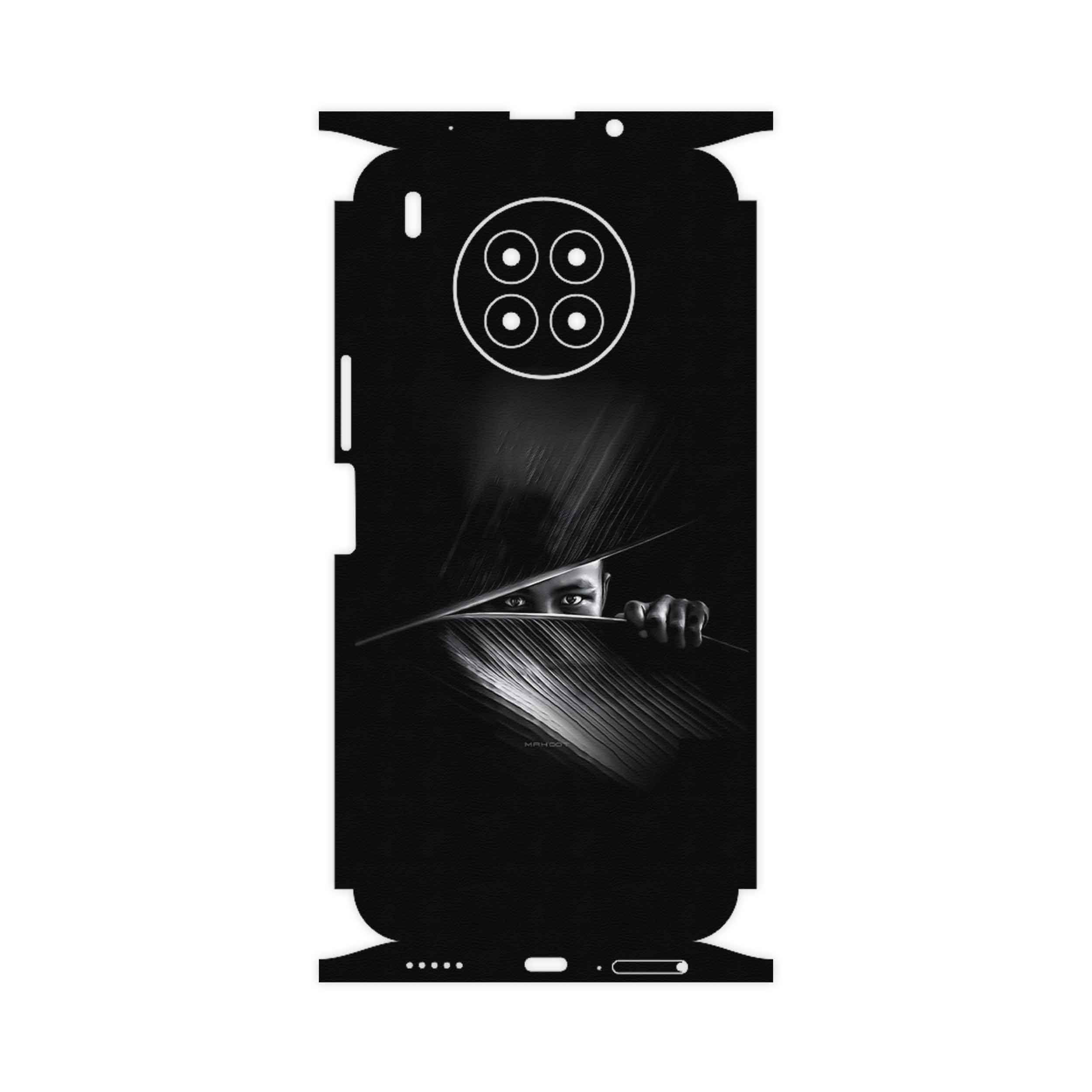 برچسب پوششی ماهوت مدل Black Portrait-FullSkin مناسب برای گوشی موبایل هوآوی Nova 8i
