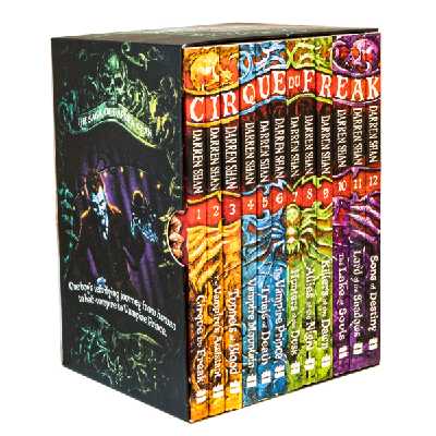 کتاب Cirque du Freak  اثر Darren Shan انتشارات جنگل 12 جلدی