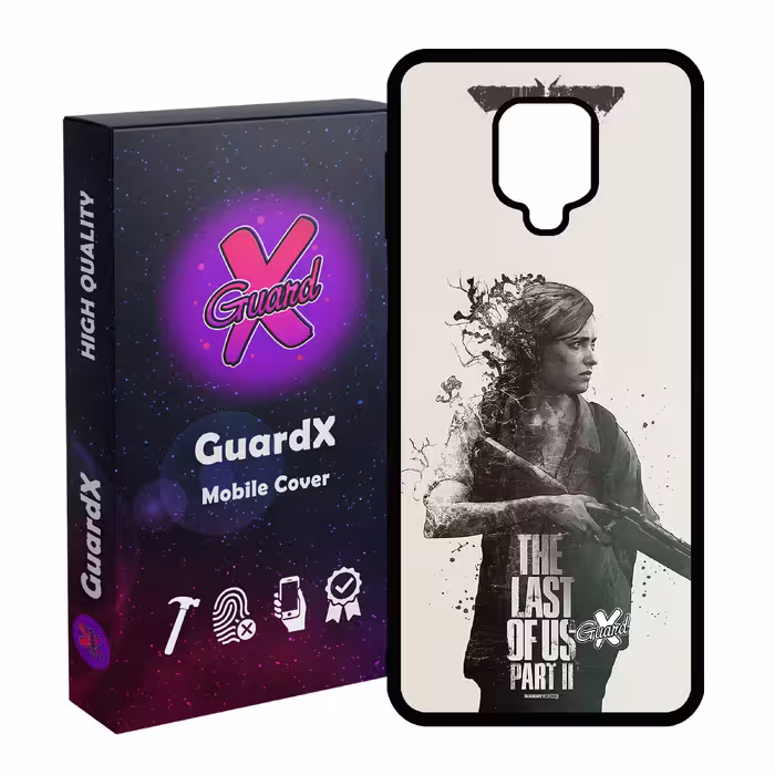 کاور گارد ایکس طرح The Last of Us مدل Glass10199 مناسب برای گوشی موبایل شیائومی Redmi Note 9S / Note 9 Pro / Note 9 Pro Max