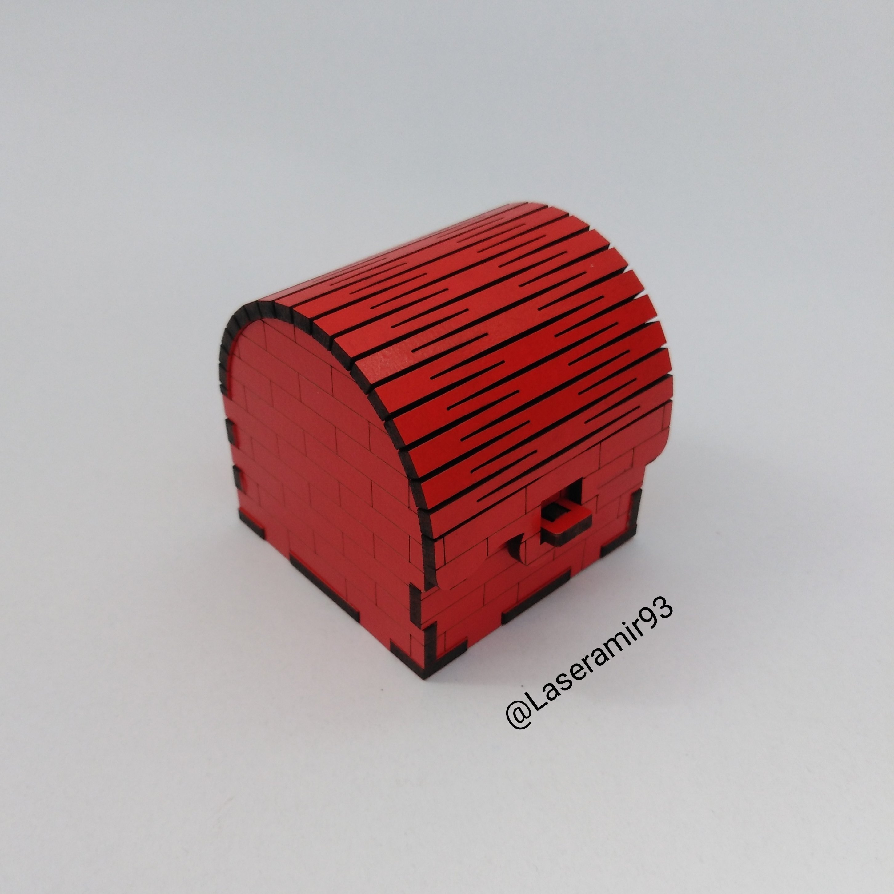 جعبه انگشتر طرح صندوقچه 