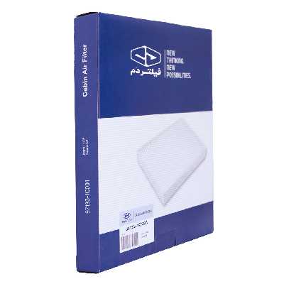 فیلتر کابین فیلتر دم مدل ساده کد 97133-1C001 مناسب برای هیوندای ورنا بسته دو عددی