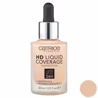 کرم پودر کاتریس سری HD مدل Liquid Coverage شماره 010
