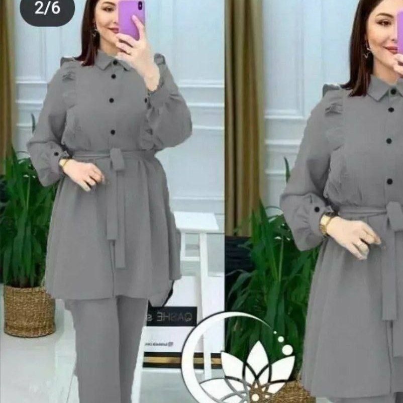 ست تونیک شلوار  ستایش  ابرو بادی 