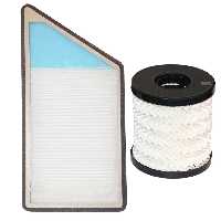 فیلتر کابین خودرو مدل LF2 مناسب برای پژو 206 و 207 به همراه فیلتر روغن