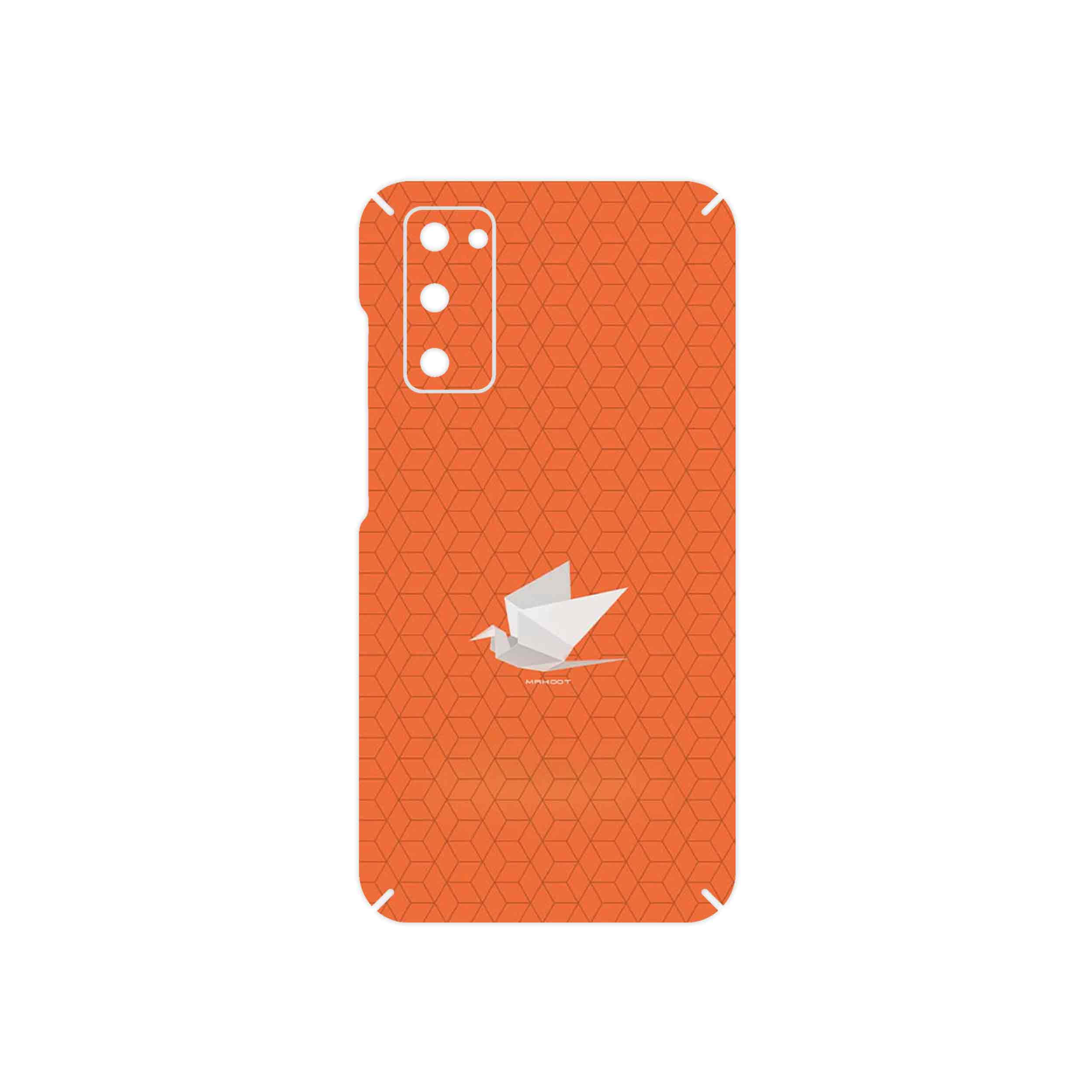 برچسب پوششی ماهوت مدل Minimalist origami bird مناسب برای گوشی موبایل سامسونگ Galaxy S20 FE
