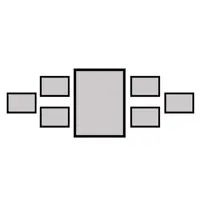 قاب عکس بکلیت مدل 215-134 مجموعه 7 عددی