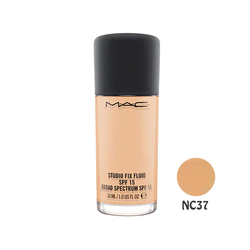 مشخصات، قیمت و خرید کرم پودر فلوئید استودیو فیکس مک شماره NC37 - فروشگاه میرکمالی