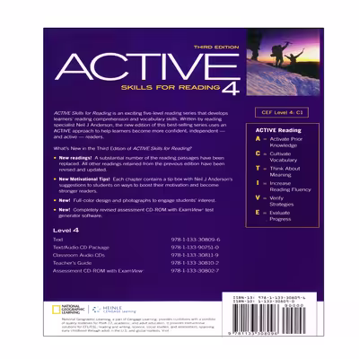 کتاب Active Skills For Reading 4 اثر Neil J Anderson انتشارات آرماندیس