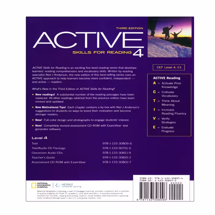 کتاب Active Skills For Reading 4 اثر Neil J Anderson انتشارات آرماندیس