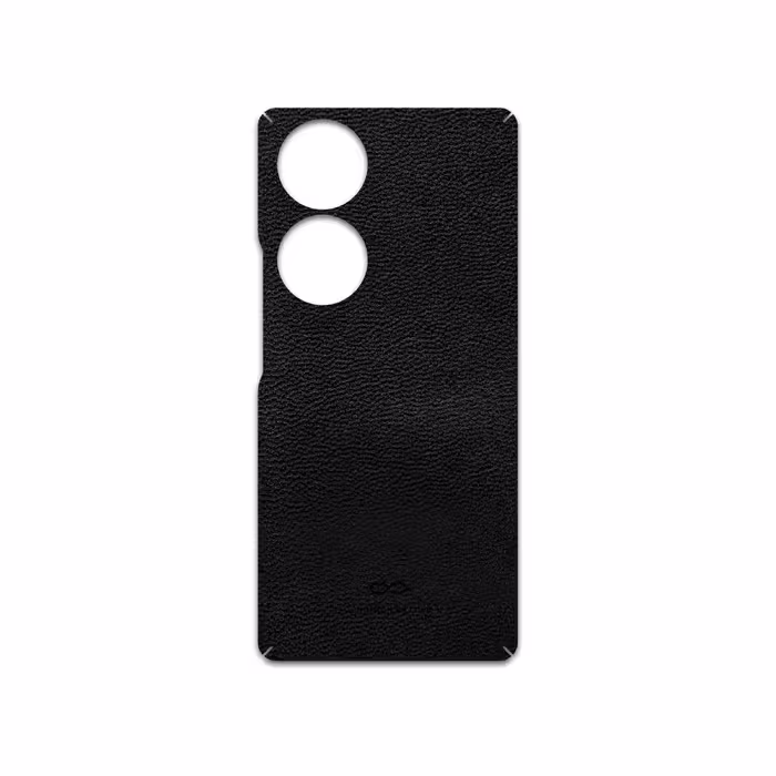 برچسب پوششی ماهوت مدل Black-Leather مناسب برای گوشی موبایل آنر 70
