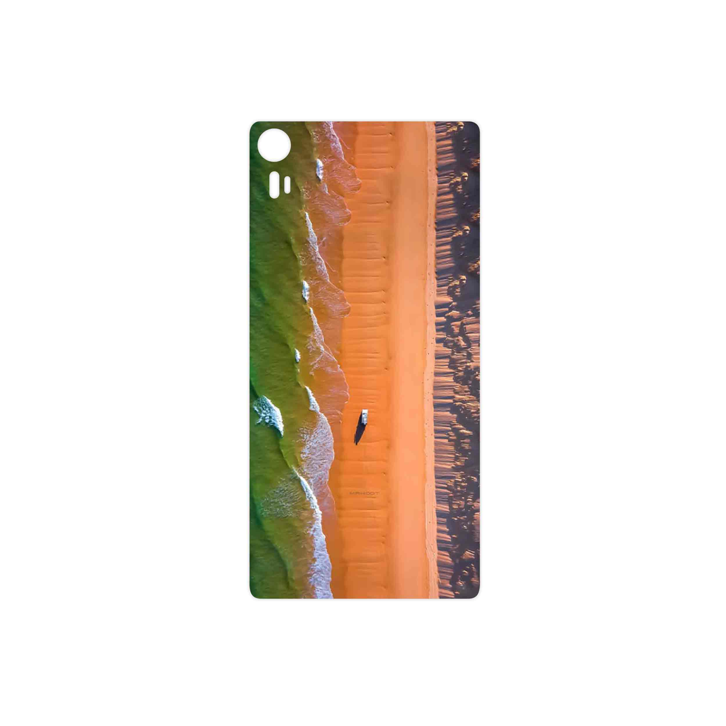 برچسب پوششی ماهوت مدل Beach and Green Sea مناسب برای گوشی موبایل لنوو Vibe Shot