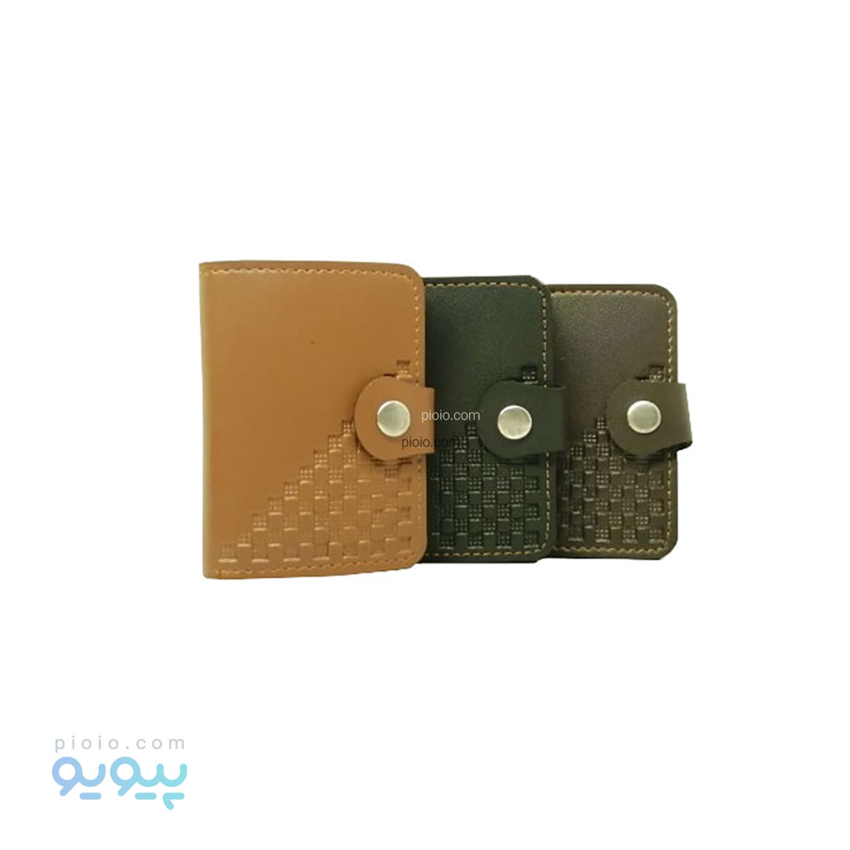 کیف جا کارتی دکمه ای مثلثی