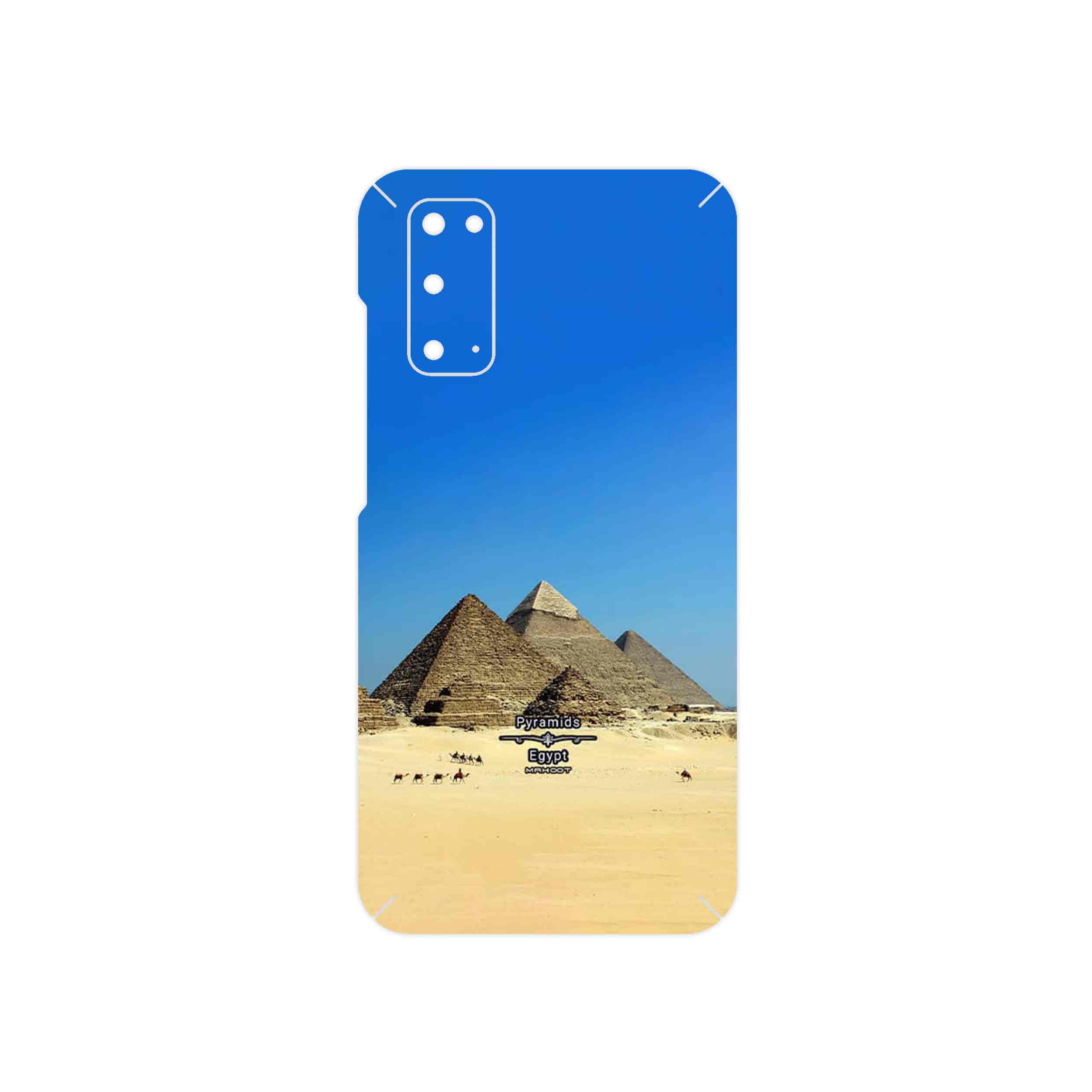 برچسب پوششی ماهوت مدل Pyramids of Egypt مناسب برای گوشی موبایل سامسونگ Galaxy S20