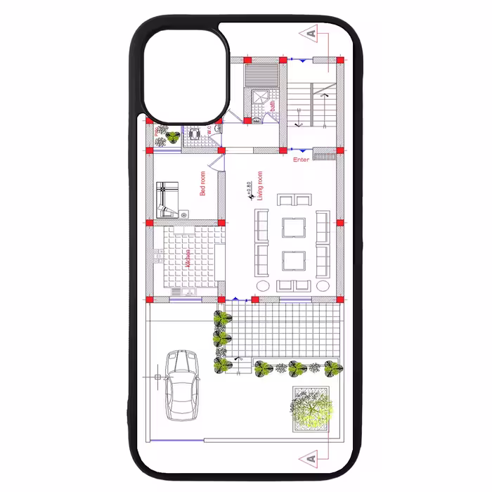 کاور طرح نقشه کشی کد 1105351 مناسب برای گوشی موبایل اپل iphone 11