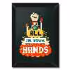 تابلو فنچ آرت طرح All Is In Your Hands کد QT102E-CO