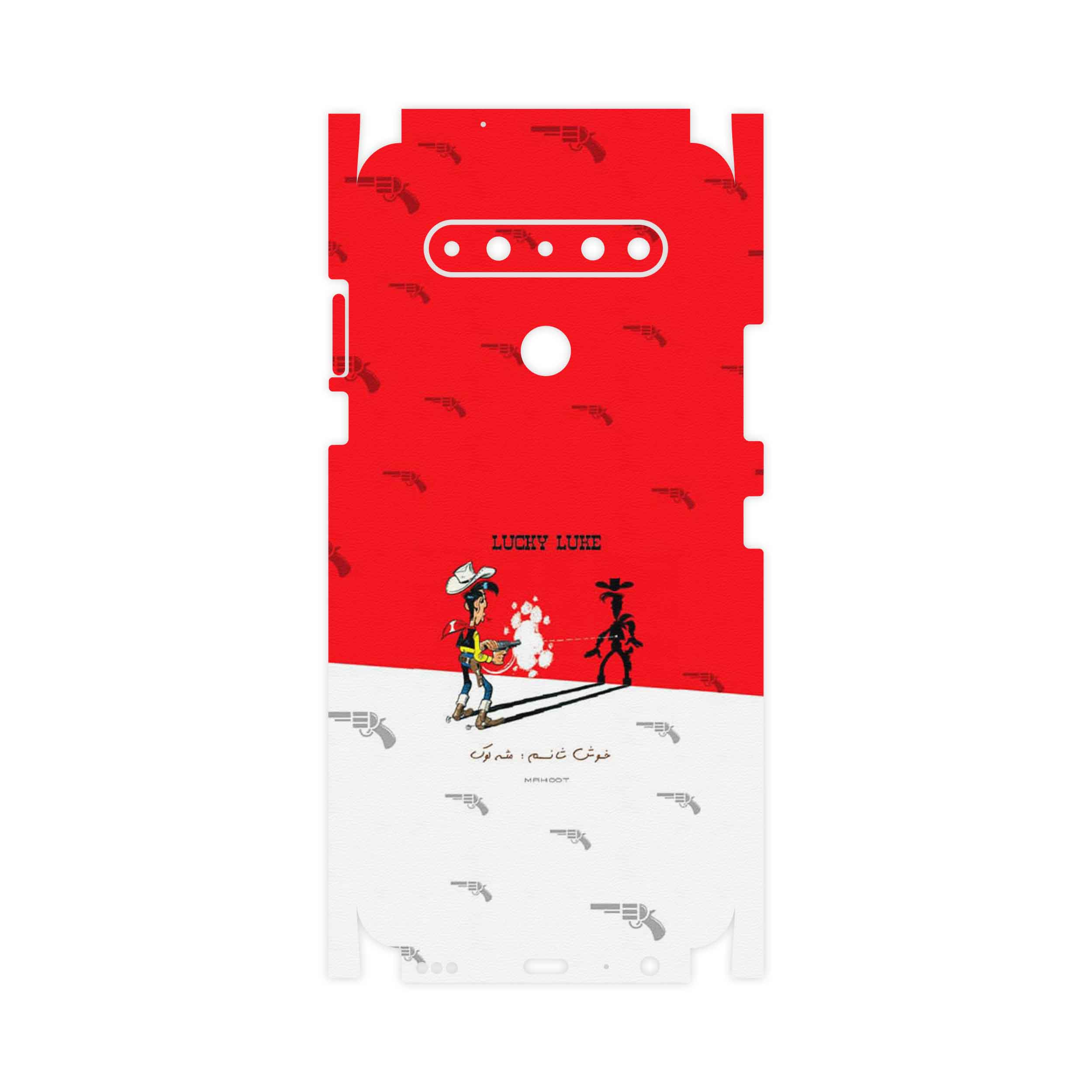 برچسب پوششی ماهوت مدل Lucky Luke-FullSkin مناسب برای گوشی موبایل ال جی K61