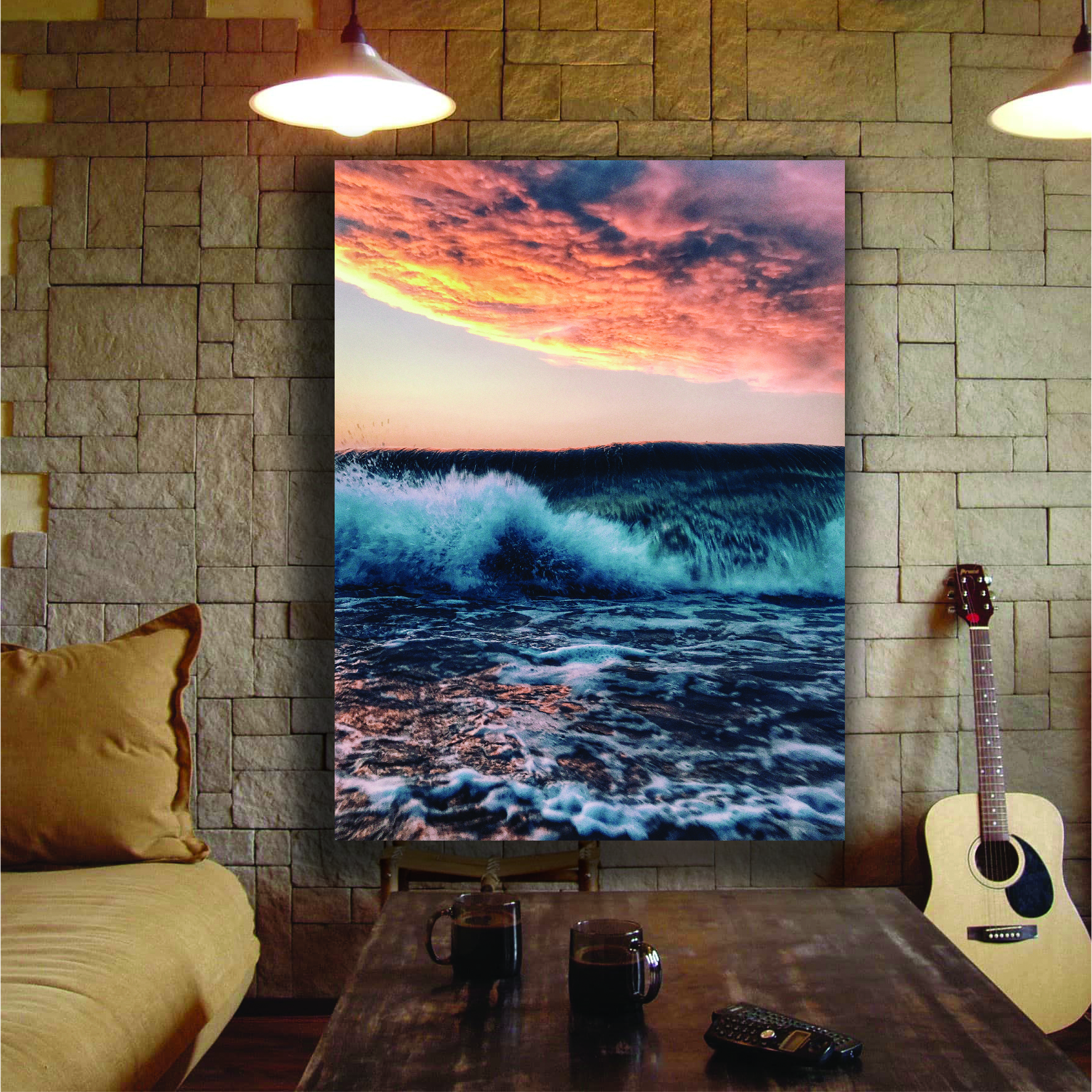 تابلو شاسی طرح موج کد -1