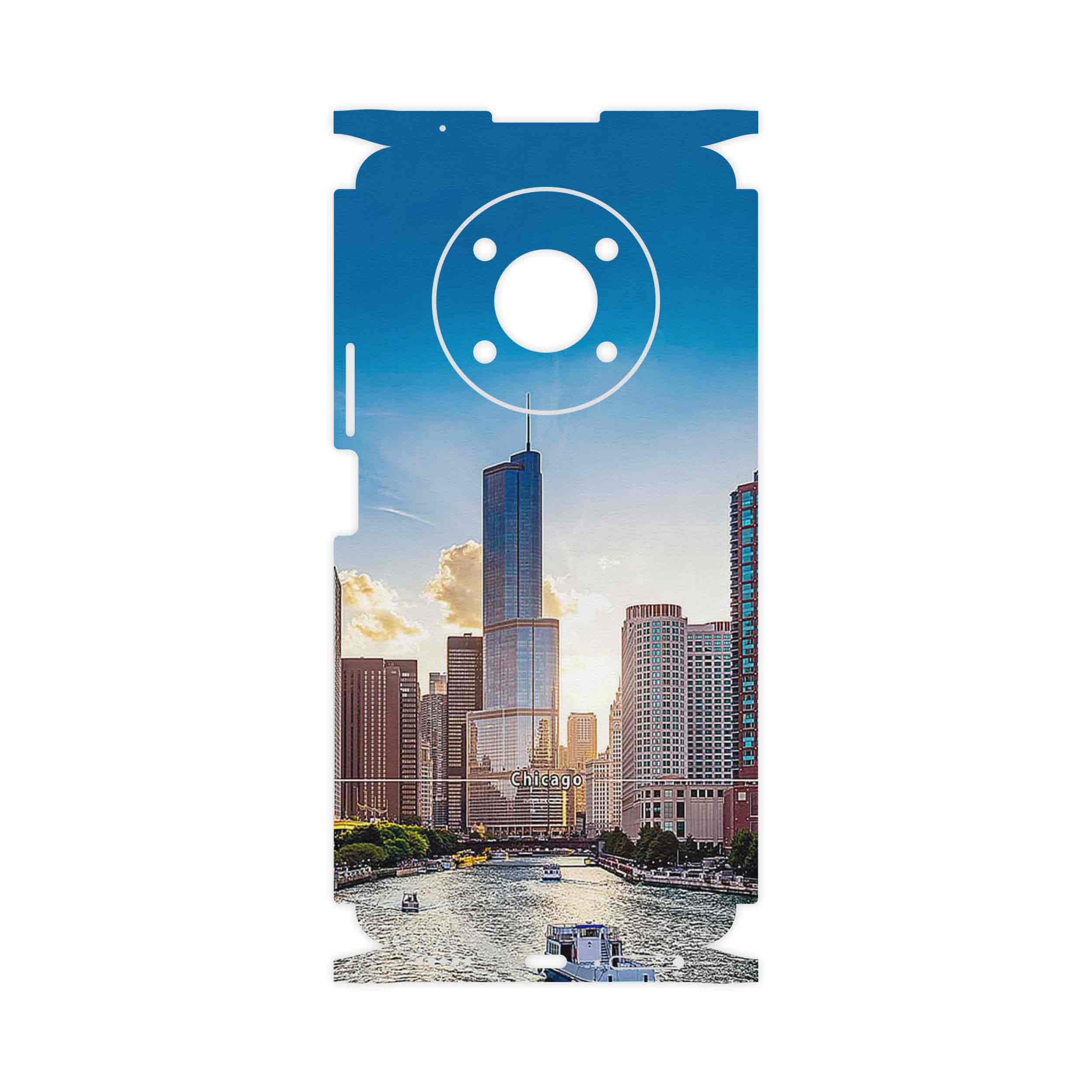 برچسب پوششی ماهوت مدل City of Chicago-FullSkin مناسب برای گوشی موبایل آنر X9 5G