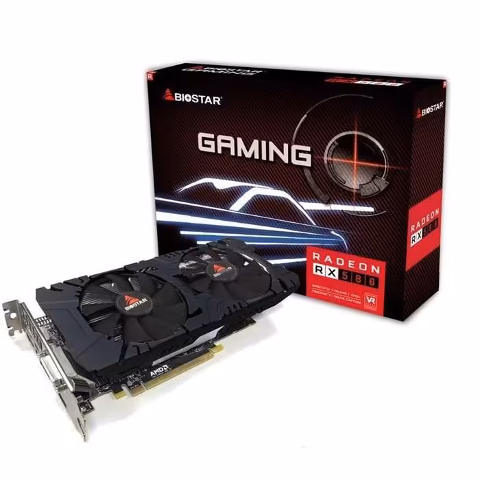 کارت گرافیک بایوستار مدل RX580 حافظه 8GB