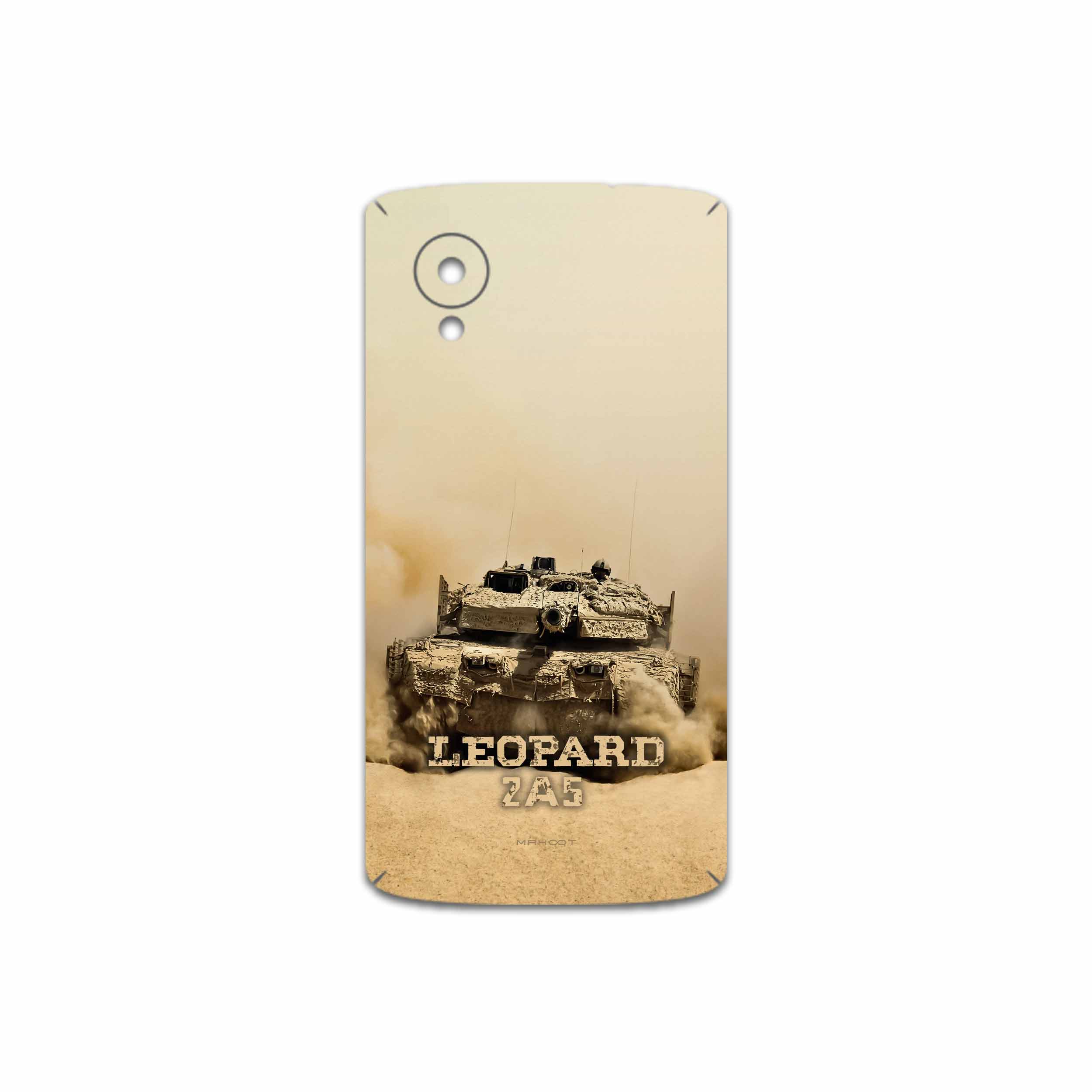 برچسب پوششی ماهوت مدل Leopard 2A5 tank مناسب برای گوشی موبایل گوگل Nexus 5