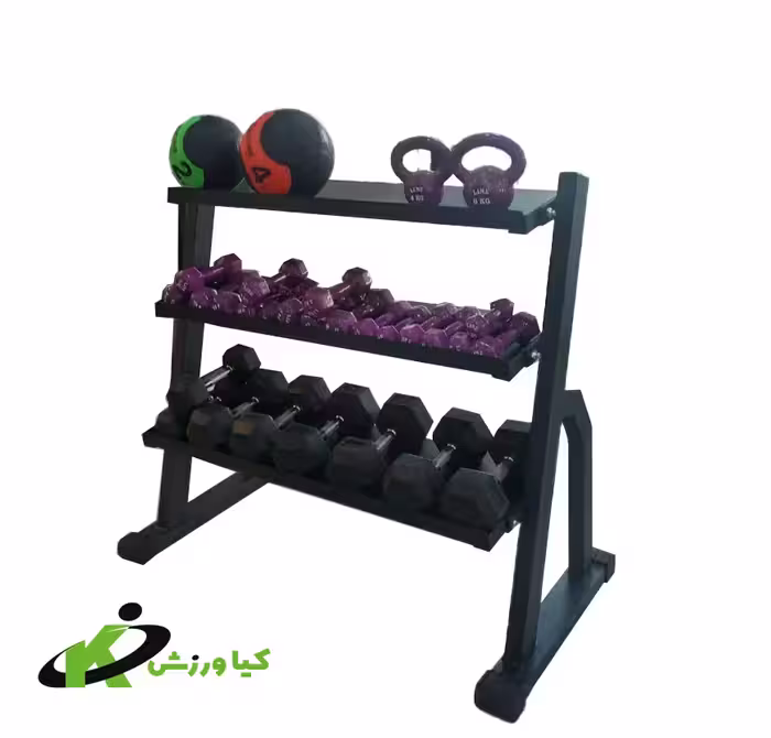 رک دمبل 3ردیفه مدل kv003