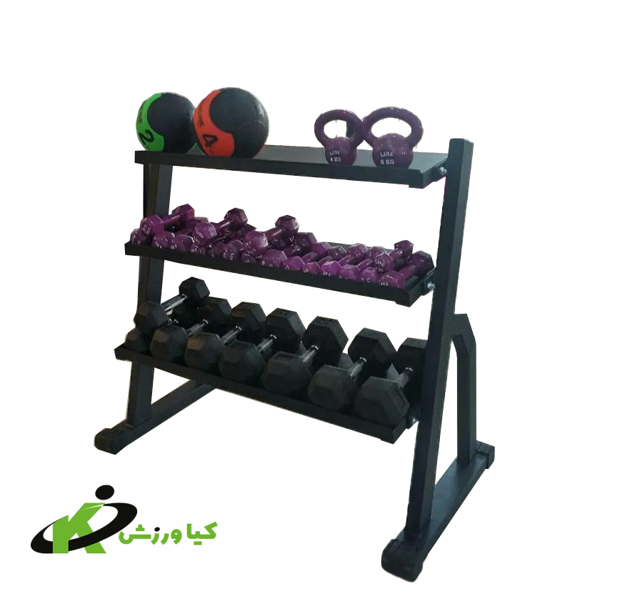 رک دمبل 3ردیفه مدل kv003