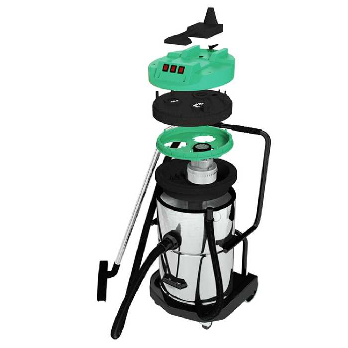 جاروبرقی صنعتی گرین وکیوم مدل 1600