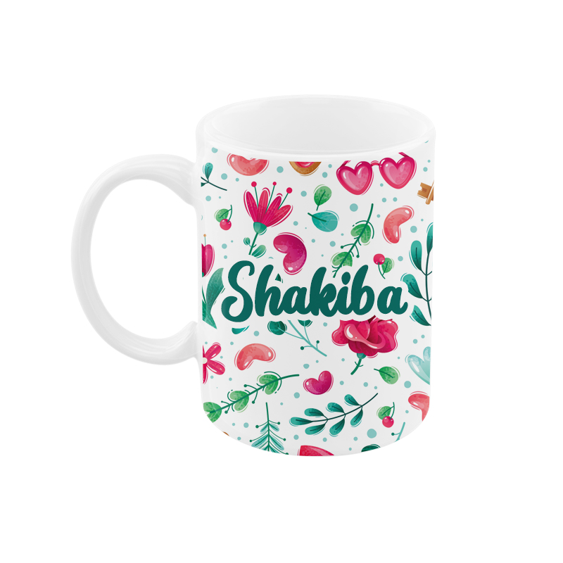 ماگ رژارت مدل اسم شکیبا