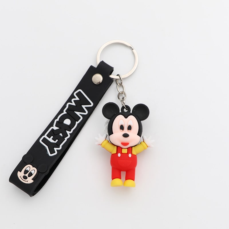 جاکلیدی آویز کیف سیلیکونی میکی موس پسر زرد 32774