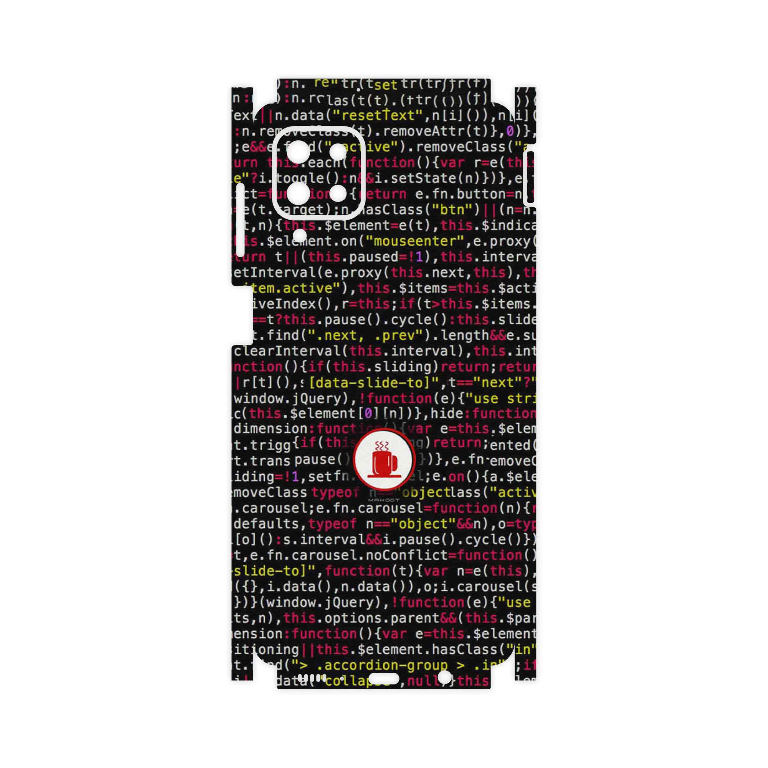 برچسب پوششی ماهوت مدل Programming 1-FullSkin مناسب برای گوشی موبایل سامسونگ Galaxy M62