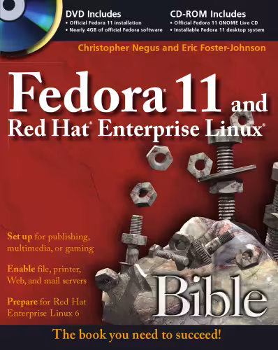 خرید و دانلود نسخه کامل کتاب Fedora 11 and Red Hat Enterprise Linux Bible