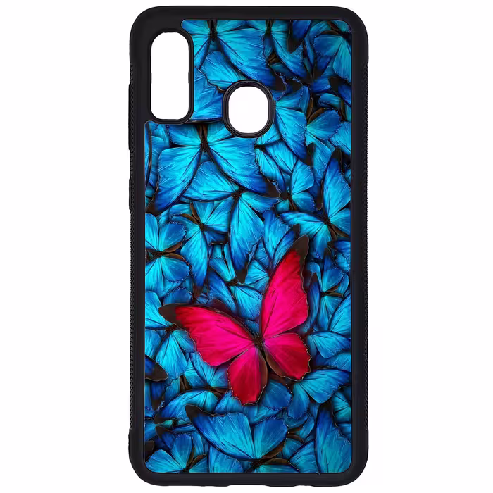 کاور طرح پروانه کد G-089 مناسب برای گوشی موبایل سامسونگ Galaxy A20 / A30 | دیجی قاب دونی