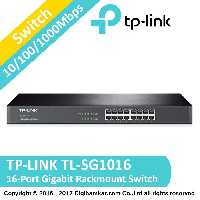 سوييچ 16 پورت گيگابيتی و رکمونت تی پی-لينک مدل TL-SG1016