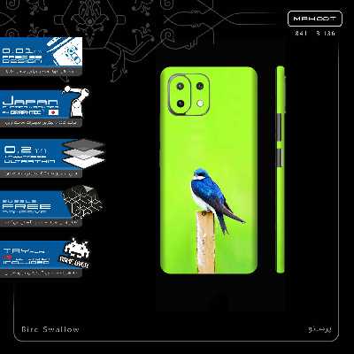 برچسب پوششی ماهوت مدل Bird Swallow-FullSkin مناسب برای گوشی موبایل شیائومی 11 Lite 5G NE