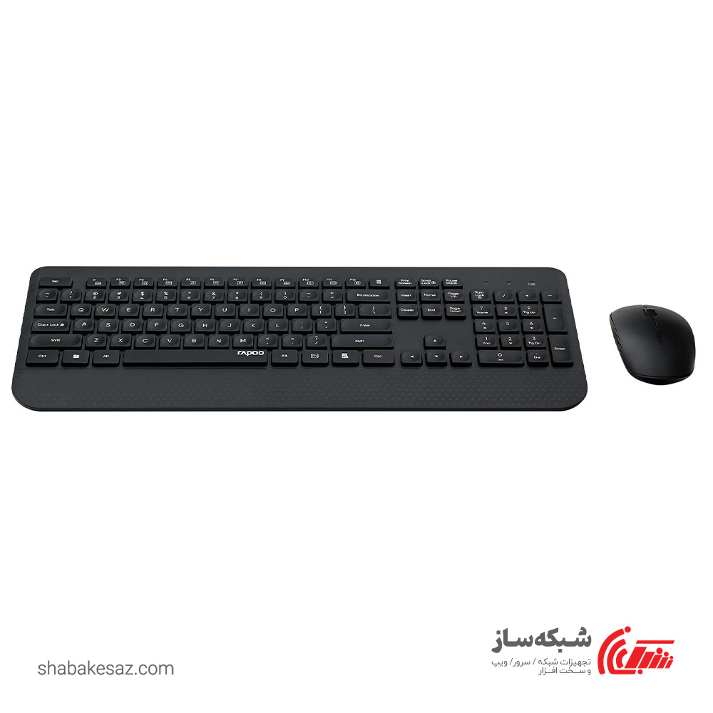 قیمت و خرید کیبورد و ماوس بی سیم رپو Rapoo X3500 - شبکه ساز