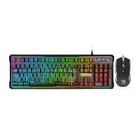 کیبورد و موس گیمینگ گرین GKM605 RGB