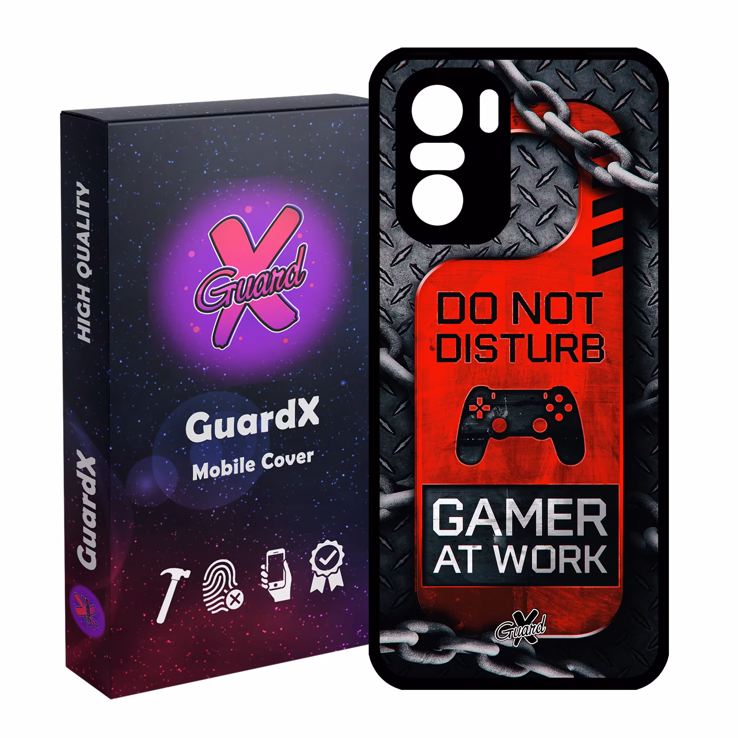 کاور گارد ایکس طرح Gamer مدل Glass10001 مناسب برای گوشی موبایل شیائومی Poco F3/MI 11X/MI 11X Pro/Redmi K40/K40 Pro