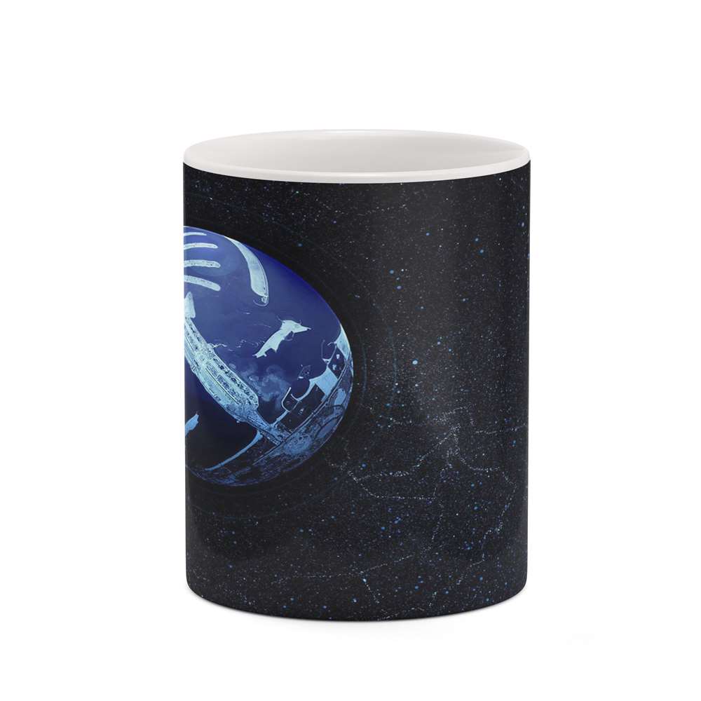 ماگ کاکتی طرح فضا و کهکشان مدل mgh20021