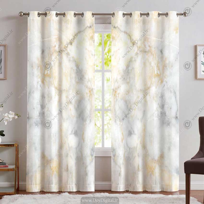 پرده سنگ ماربل سفید pk-2901