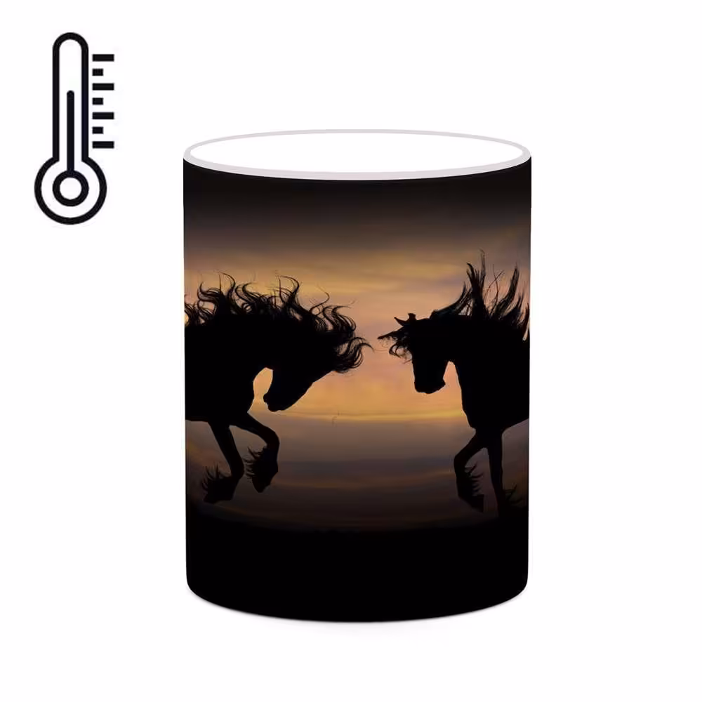 ماگ حرارتی کاکتی طرح اسب مدل mgh24330