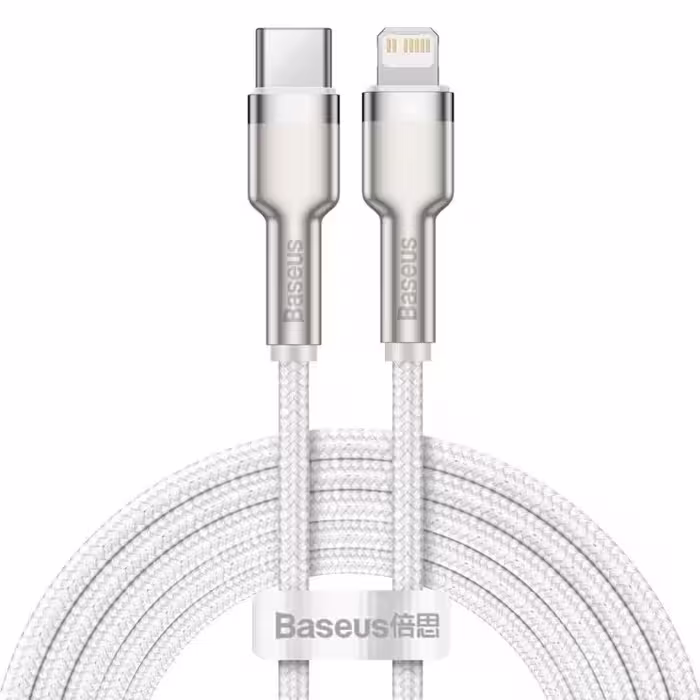 کابل تبدیل USB-C به لایتنینگ باسئوس مدل CATLJK 20W طول 2 متر