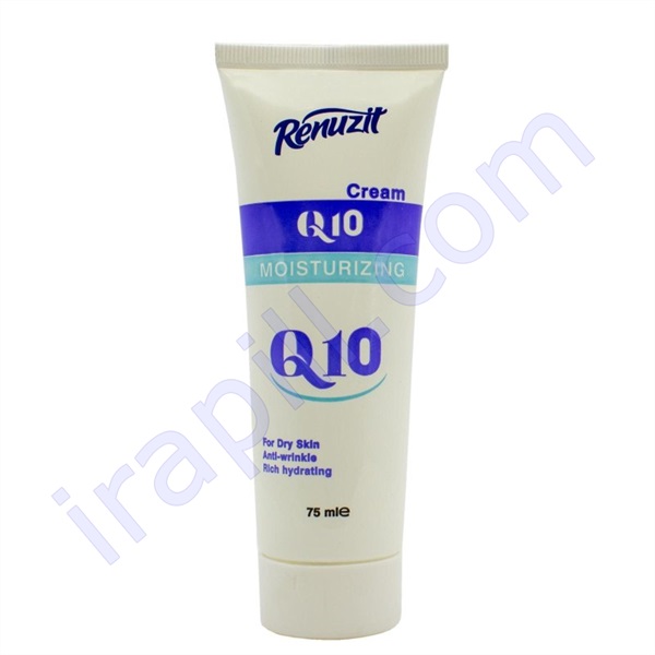 کرم تیوپی مرطوب کننده و نرم کننده Q10 رینوزیت 75 میلی لیتر